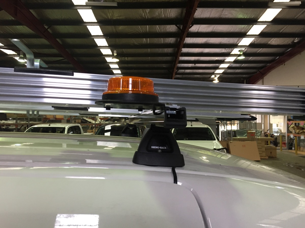 Caddy 2016 LED Rotating Amber Beacons on roof racks Creative
