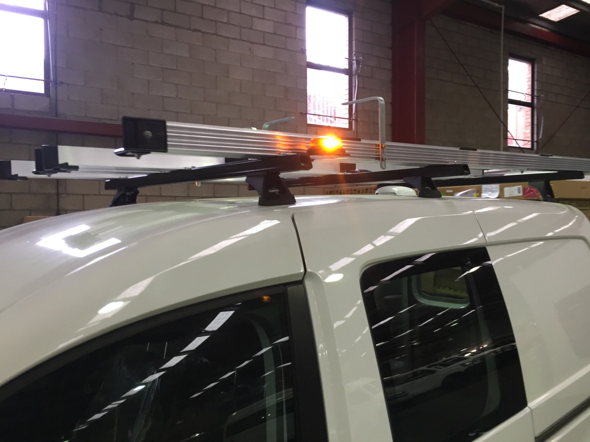 Caddy 2016 LED Rotating Amber Beacons on roof racks Creative