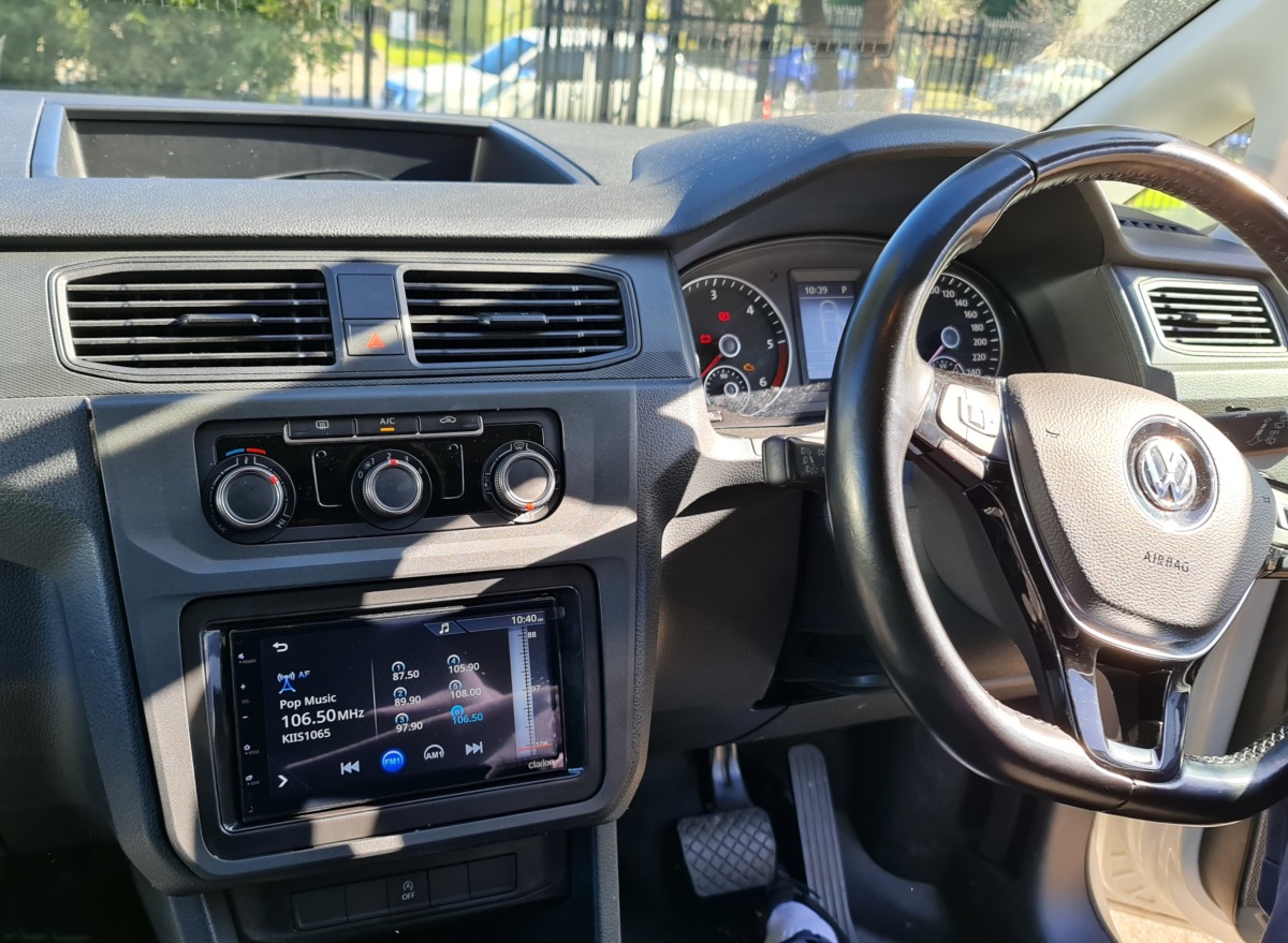 Caddy 2017 Clarion FX450 Head Unit Creative Installations