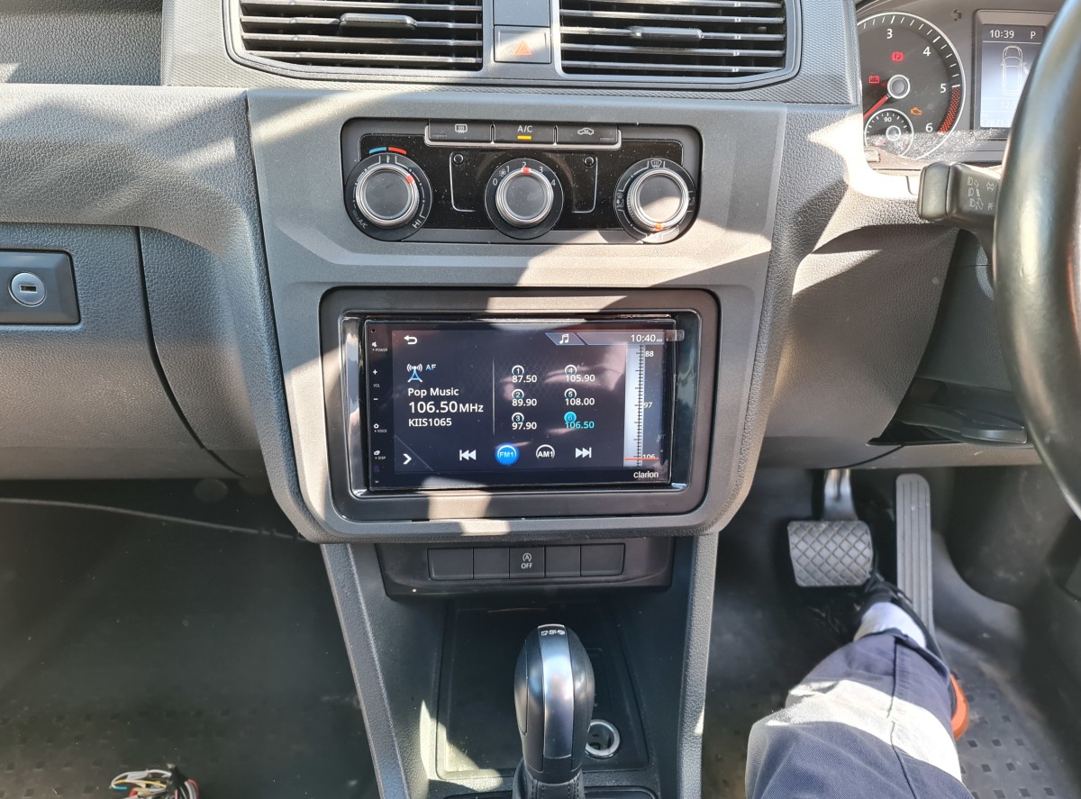 Caddy 2017 Clarion FX450 Head Unit Creative Installations