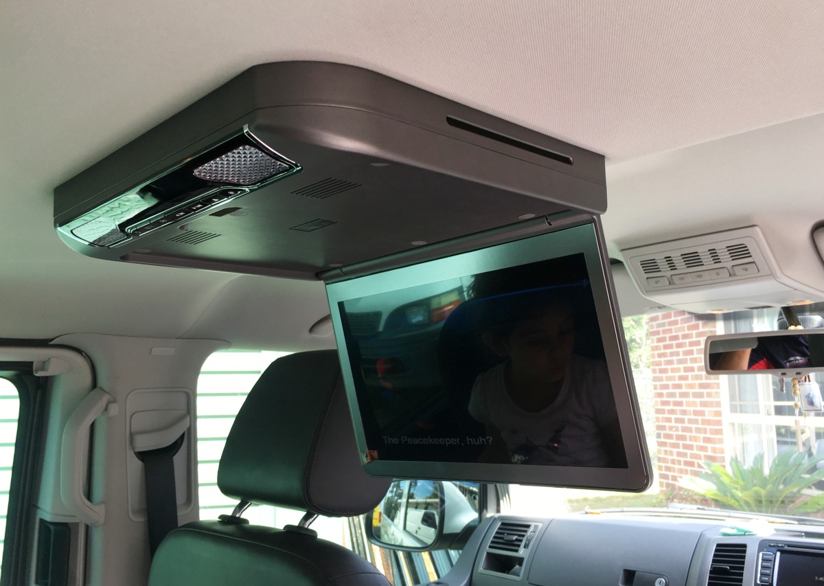 Multivan 2015 13.3" Roof Car DVD Player Creative Installations