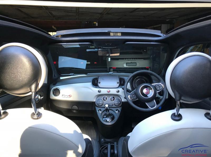 Fiat 500 dash hot sale cam