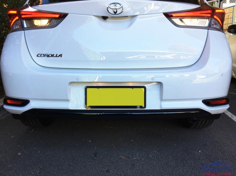 Reverse parking sensors LED Display Creative Installations