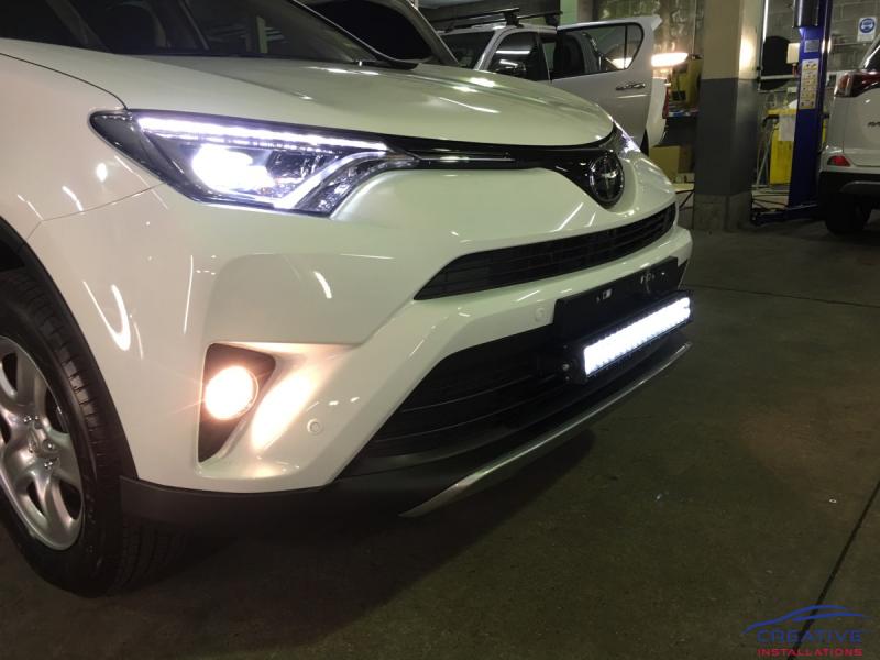Toyota Rav4 Portfolio Creative Installations Rav4 Db Link Led Light Bar