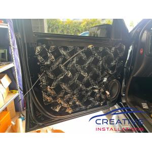 Silverado Dynamat Sound Deadening