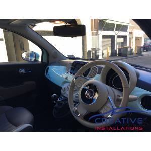 Fiat 500 reverse mirror camera