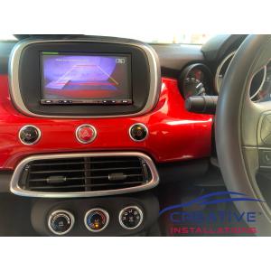 Fiat 500X reverse camera