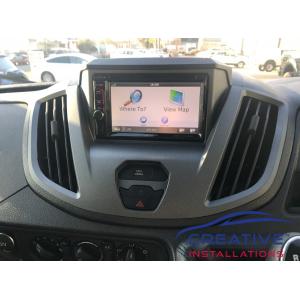 Transit van GPS Navigation System