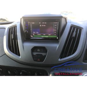 Transit van GPS Navigation System