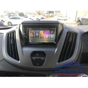 Transit van GPS Navigation System