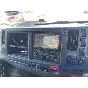 Isuzu truck car stereo upgrade