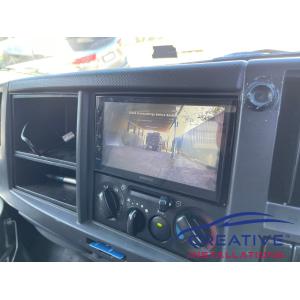 Isuzu truck reverse camera