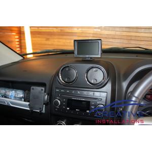 Compass Dash mounted reverse camera screen