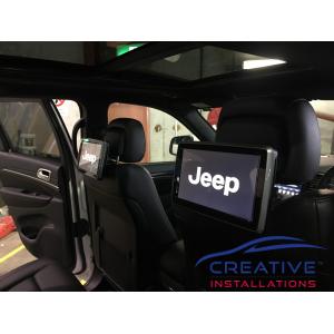 Grand Cherokee Headrest DVD Players