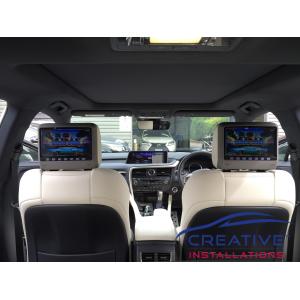 RX 450h Headrest DVD Players