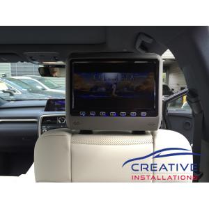 RX 450h Headrest DVD Players