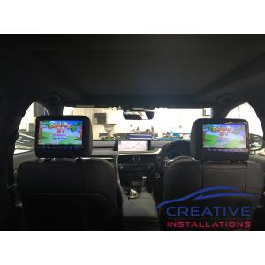 RX 350 Headrest DVD Players