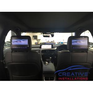 RX 350 Headrest DVD Players