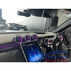 GLC63 BlackVue DR970X-2CH Plus Dash Cams
