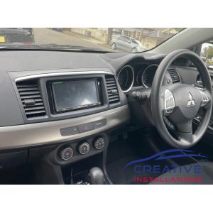 Lancer Sony Car Stereo Upgrade