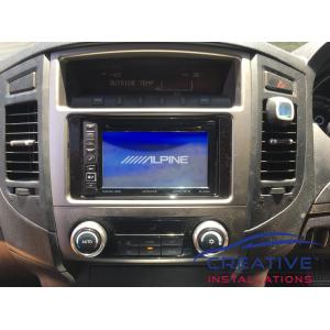 Pajero Alpine INE-W960A GPS Navigation System