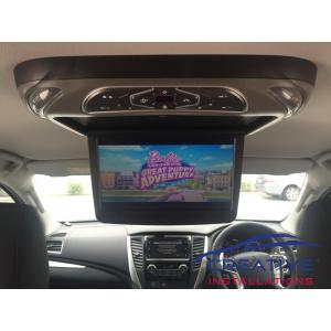 Pajero Sport Roof DVD player