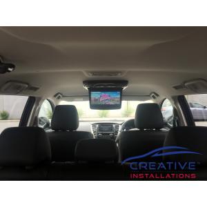 Pajero Sport Roof DVD player