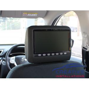 X-Trail Headrest DVD Players