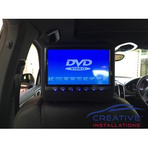 Cayenne Headrest DVD Players