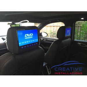 Cayenne Headrest DVD Players