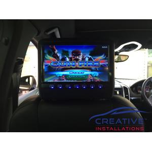 Cayenne Headrest DVD Players