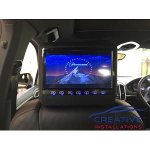 Cayenne Headrest DVD Players