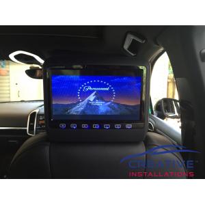 Cayenne Headrest DVD Players