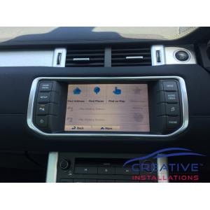 Range Rover GPS Navigation System