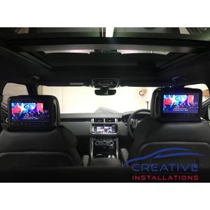 Range Rover Headrest DVD Players