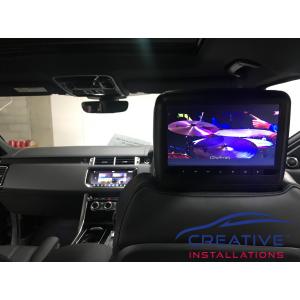 Range Rover Headrest DVD Players