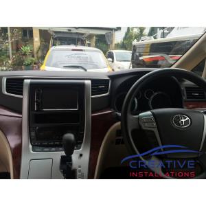 Alphard GPS Navigation System