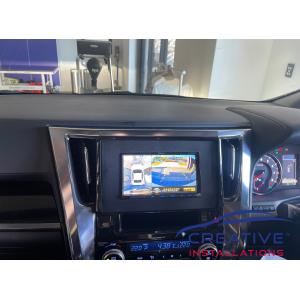 Alphard reverse camera