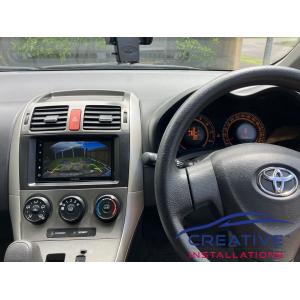 Corolla 2009 reversing cam head unit