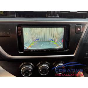Corolla Sony XAV-AX4000 Head Unit Reversing Camera