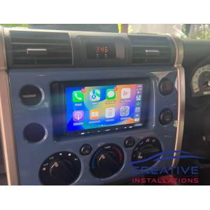 FJ Cruiser Apple CarPlay Sony XAV-AX6000