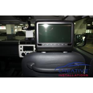 FJ Cruiser Headrest DVD Players