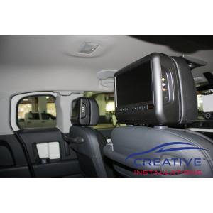 FJ Cruiser Headrest DVD Players