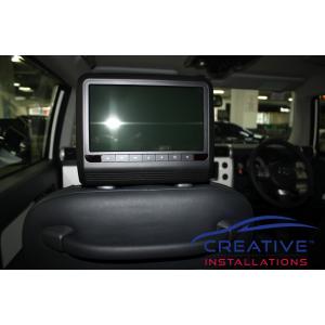 FJ Cruiser Headrest DVD Players