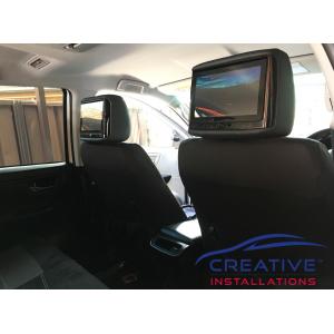 Fortuner Headrest Car DVD Players