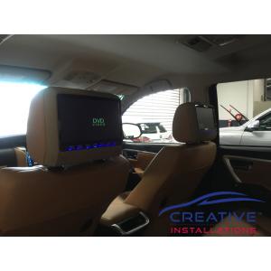 Fortuner Headrest DVD Players