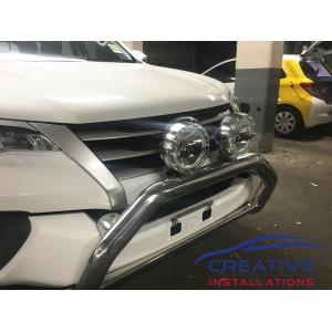 Fortuner combo driving lights