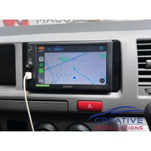 HiAce Sony XAV-AX1000 Head Unit