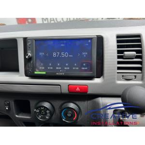 HiAce car stereo upgrade