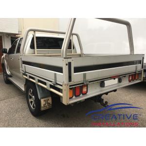 HiLux Reversing Camera Alloy Tray
